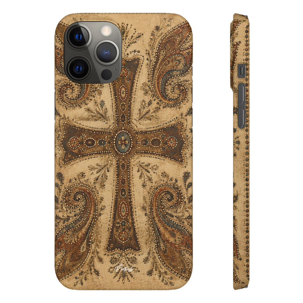Cross Paisley Snap Case
