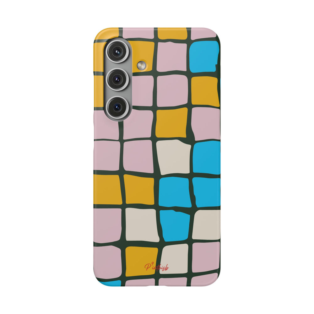 Color Grid Snap Phone Case