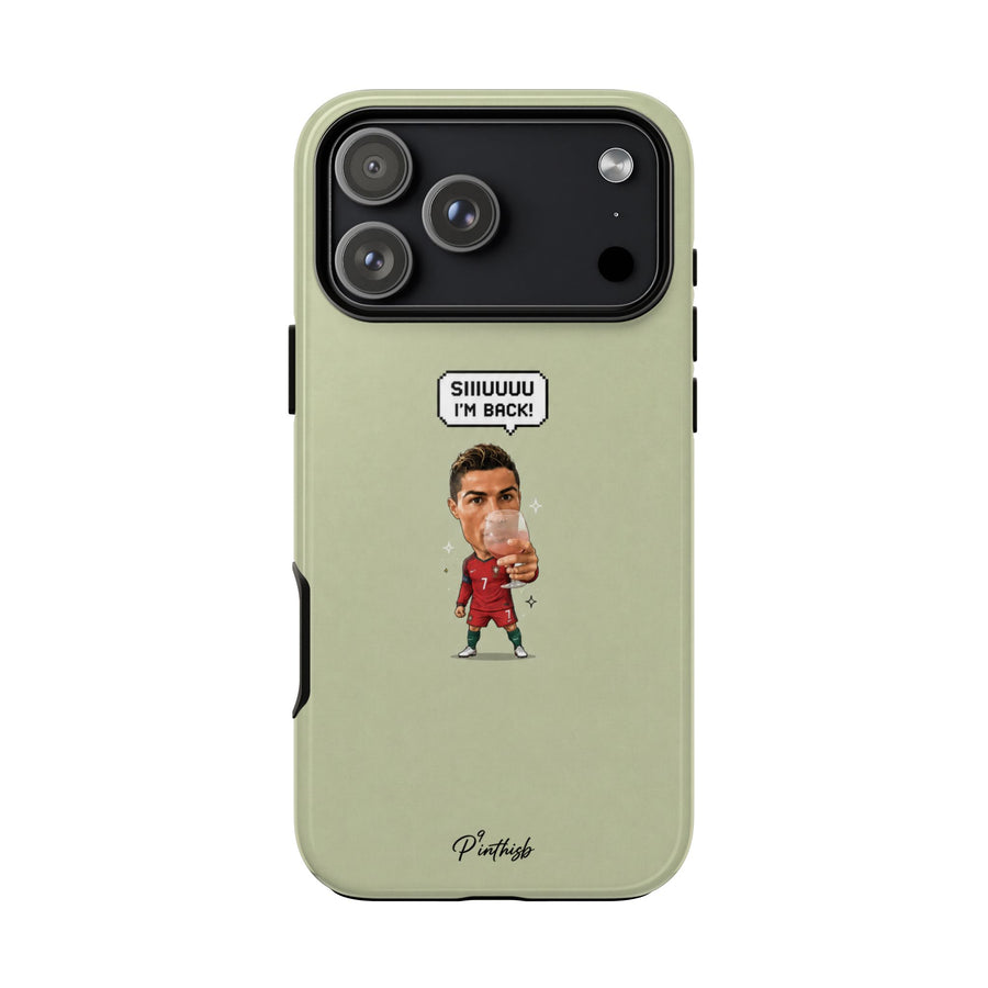"SIIUUU, I'M BACK" CR7 Tough Phone Case