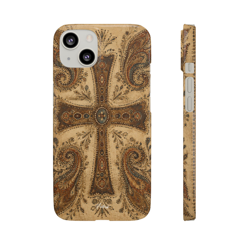 Cross Paisley Snap Case