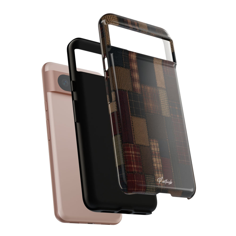 Plaid Patchwork Tough Phone Case