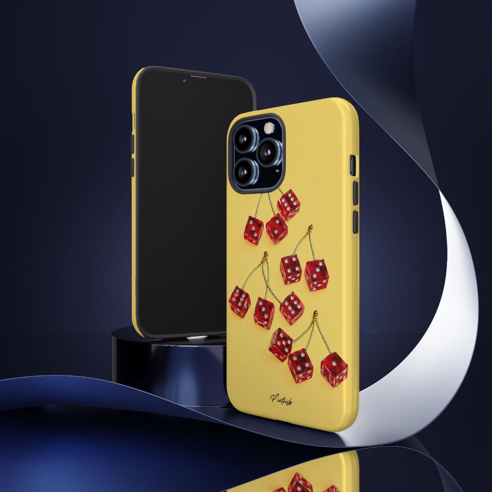 Cherry Dice Tough Phone Case
