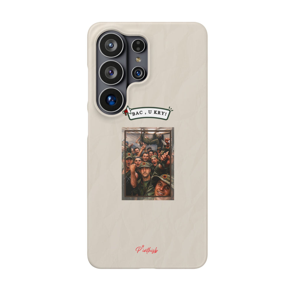 "BAC, U KRY!" Snap Case