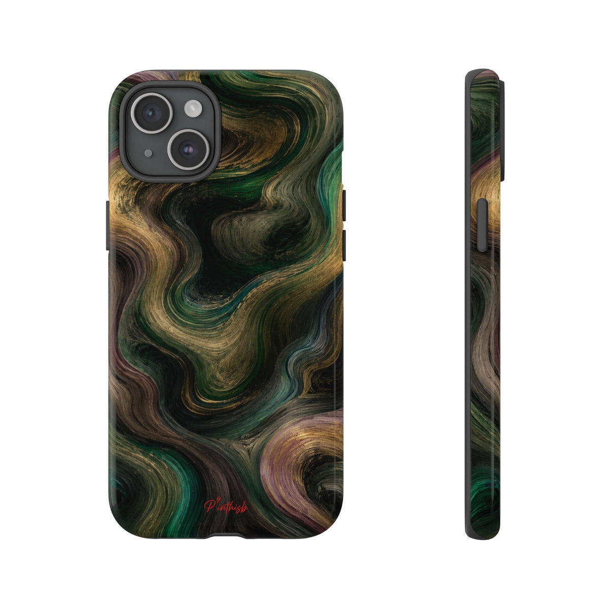 Marbled Forest Tough Phone Case