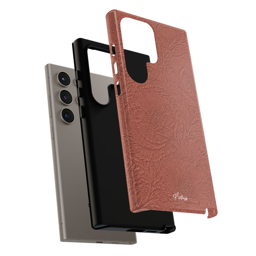 Embossed Floral Tough Case