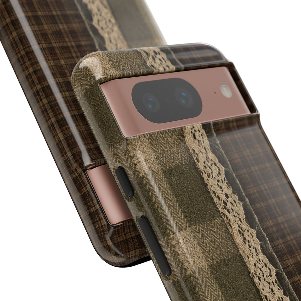 Plaid Lace Tough Phone Case