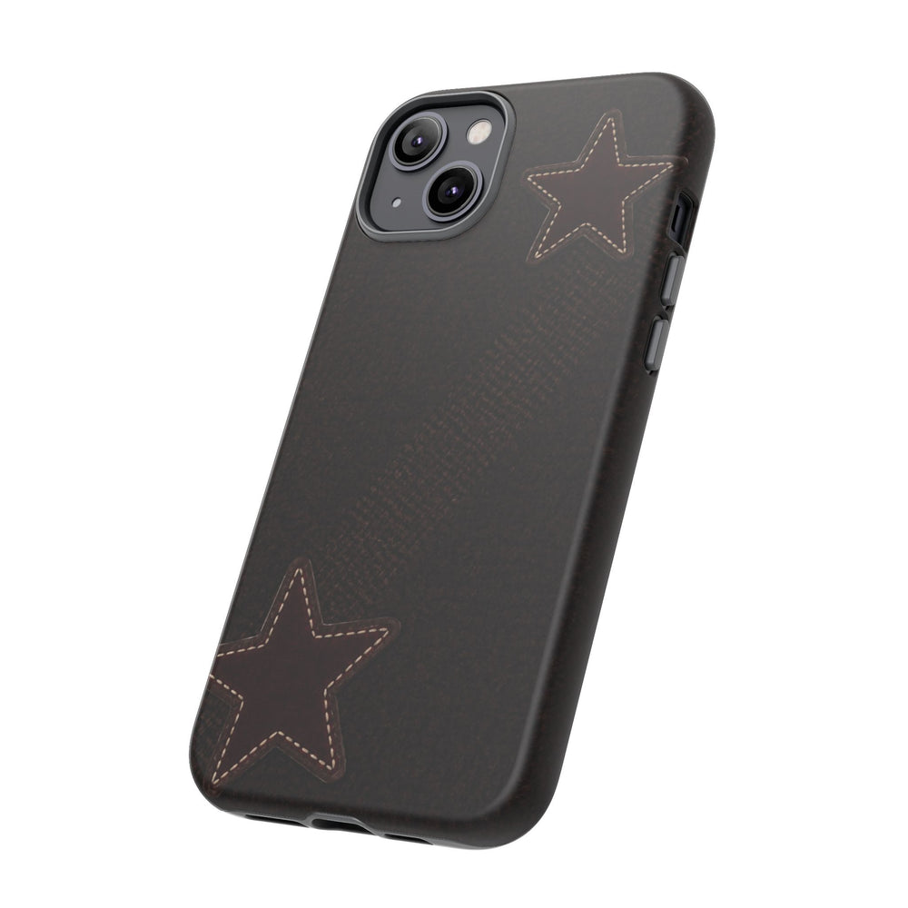 Rustic Stitched Star Phone Case