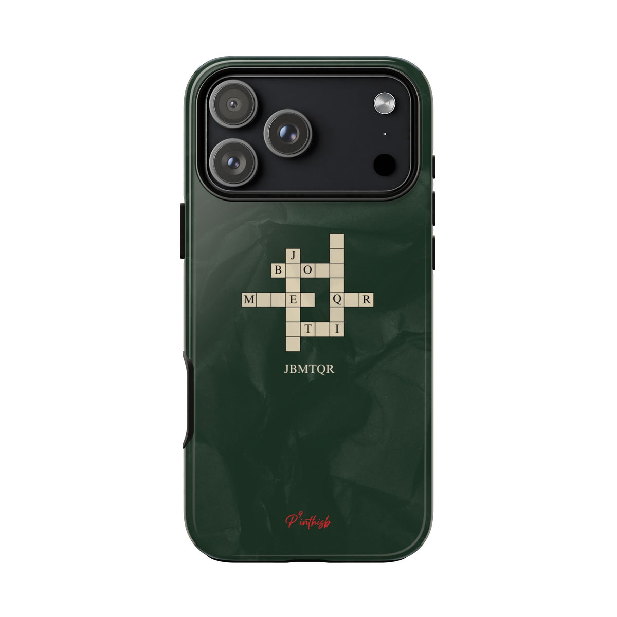 "JBMTQR crossword" Tough Phone Case