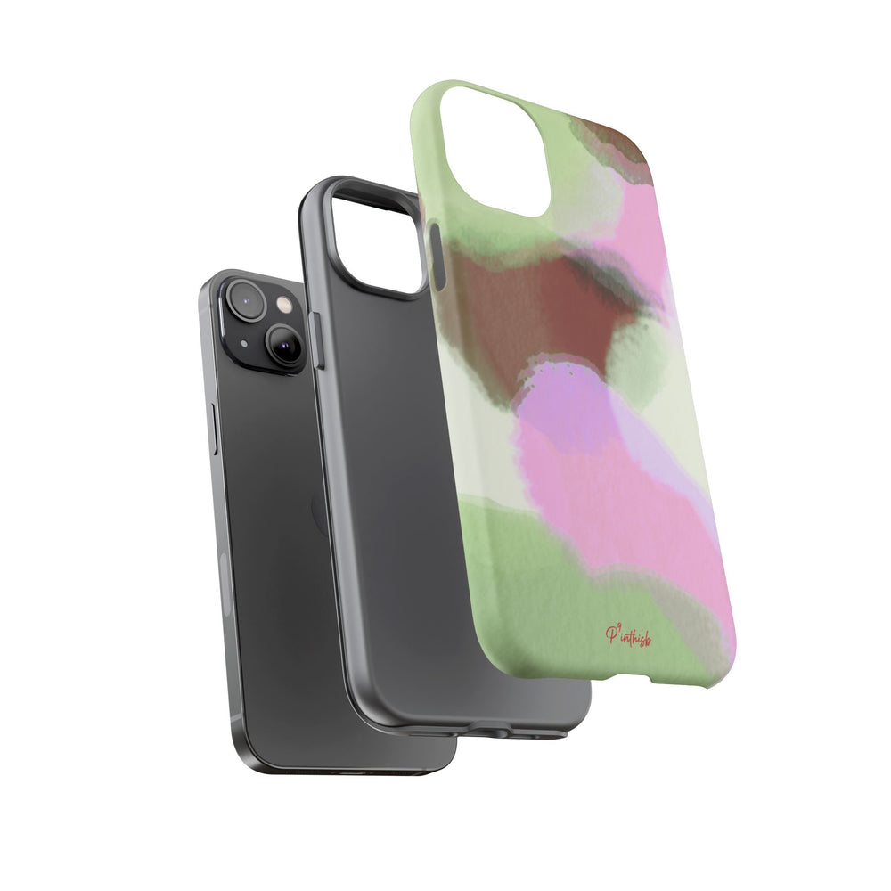 Abstract Pastel Camouflage Tough Phone Case