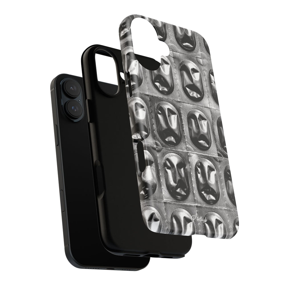 Metallic Mask Grid Tough Case