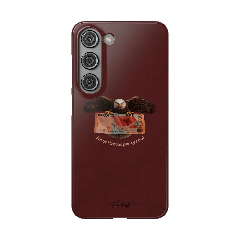 "Krejt t'zezat per ty i boj" Snap Case
