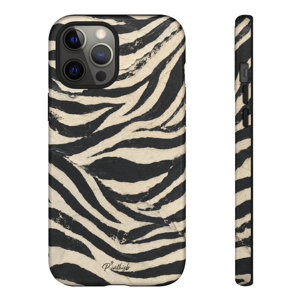 Zebra Stripe Tough Phone Case