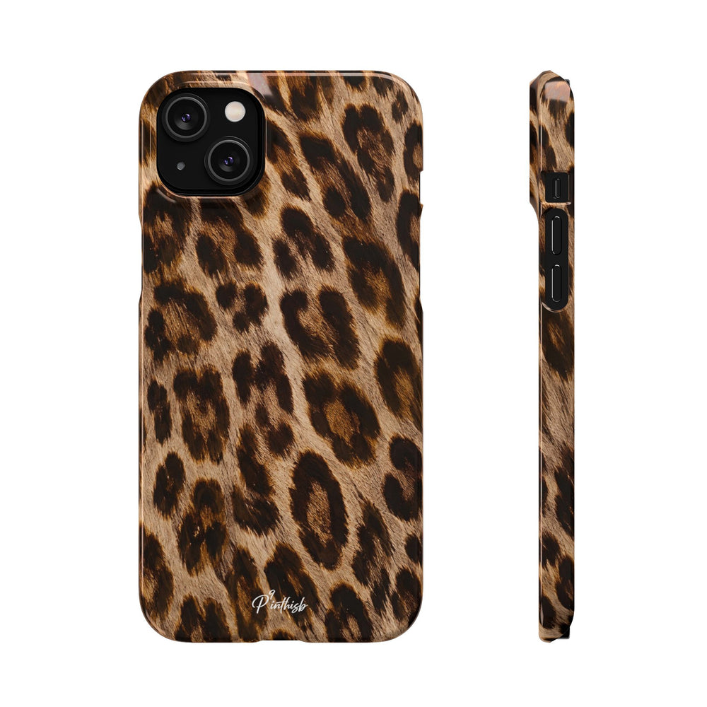 Leopard Print Snap Phone Case