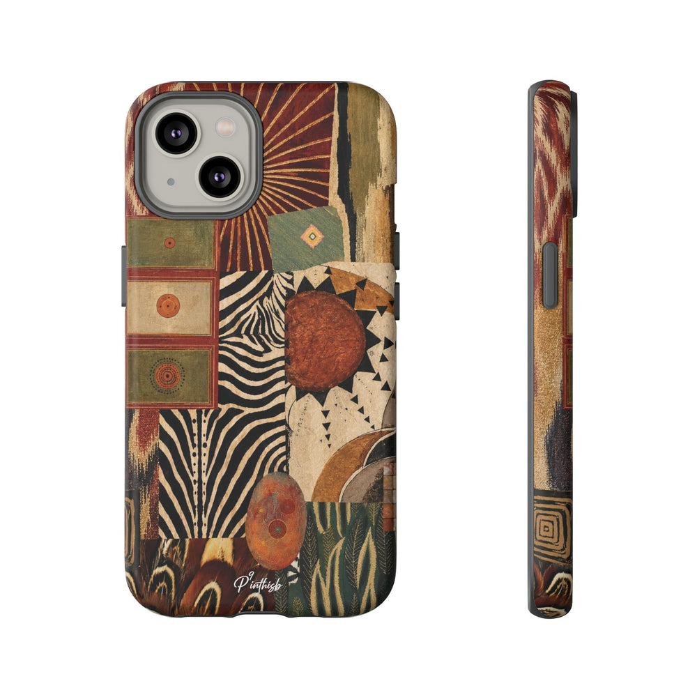 Abstract Boho Collage Tough Case
