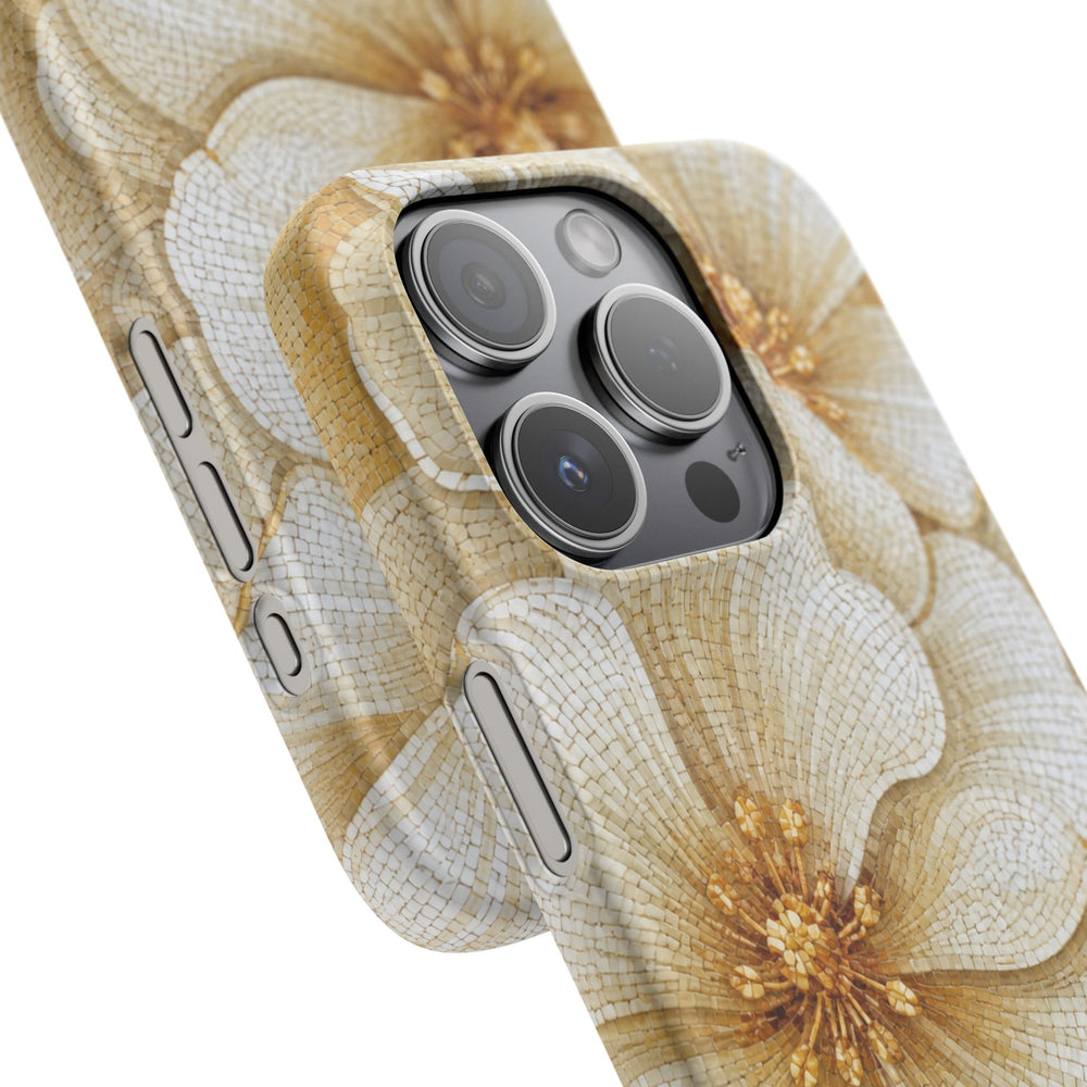 Floral Gold Bloom Snap Case
