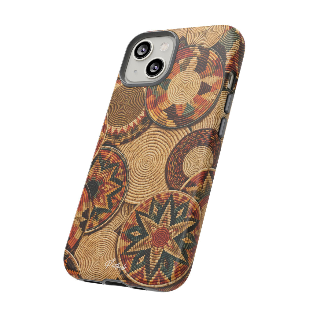 Bohemian Woven Basket Pattern Tough Case