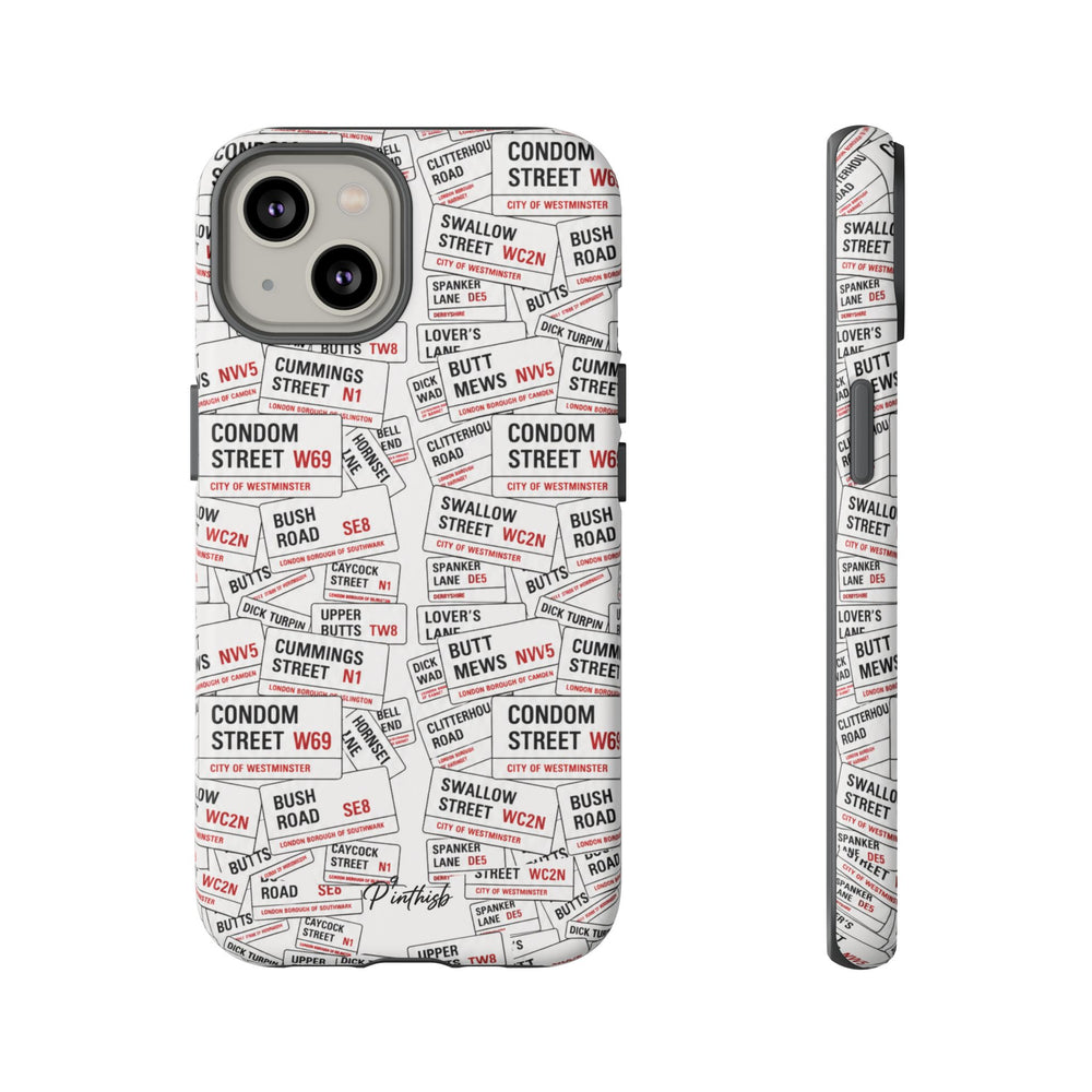 Cheeky London Street Signs Phone Case