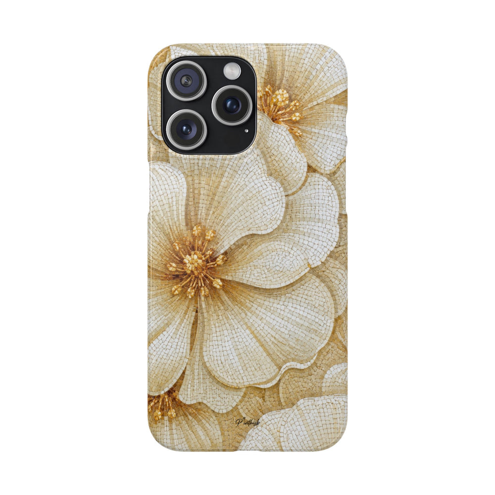 Floral Gold Bloom Snap Case