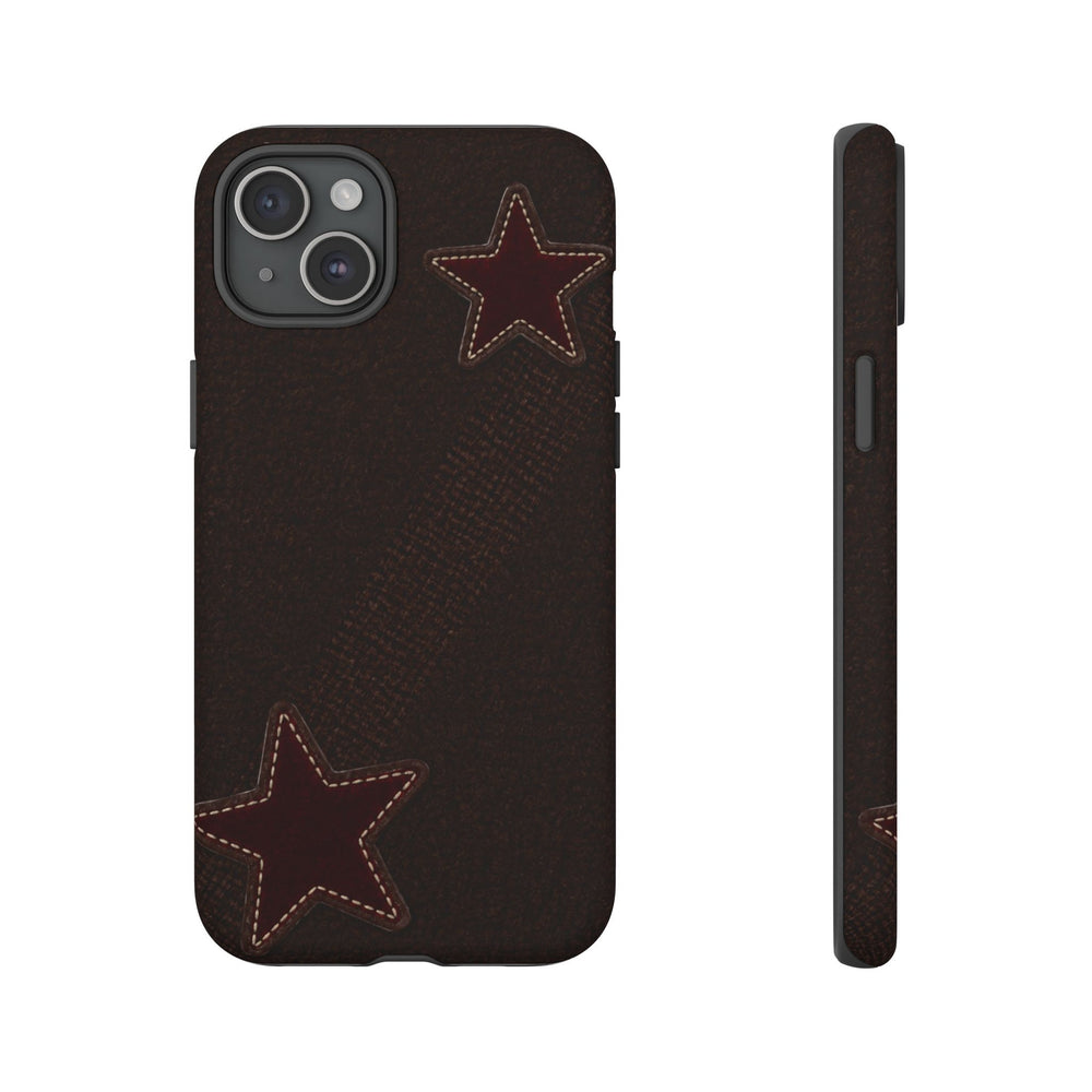 Rustic Stitched Star Phone Case