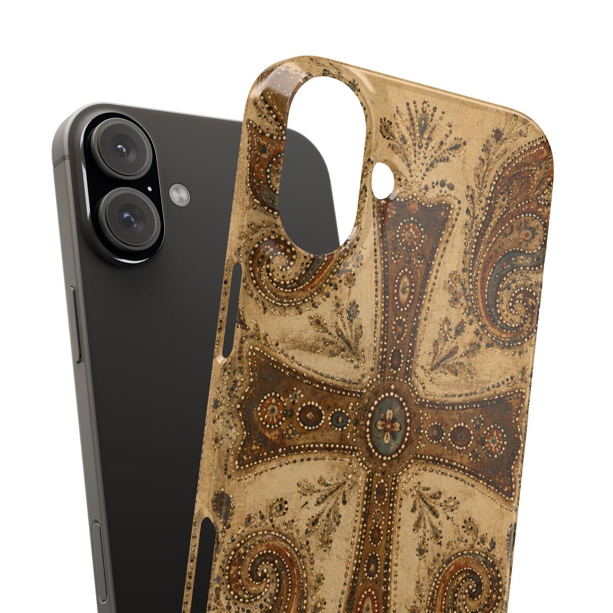 Cross Paisley Snap Case