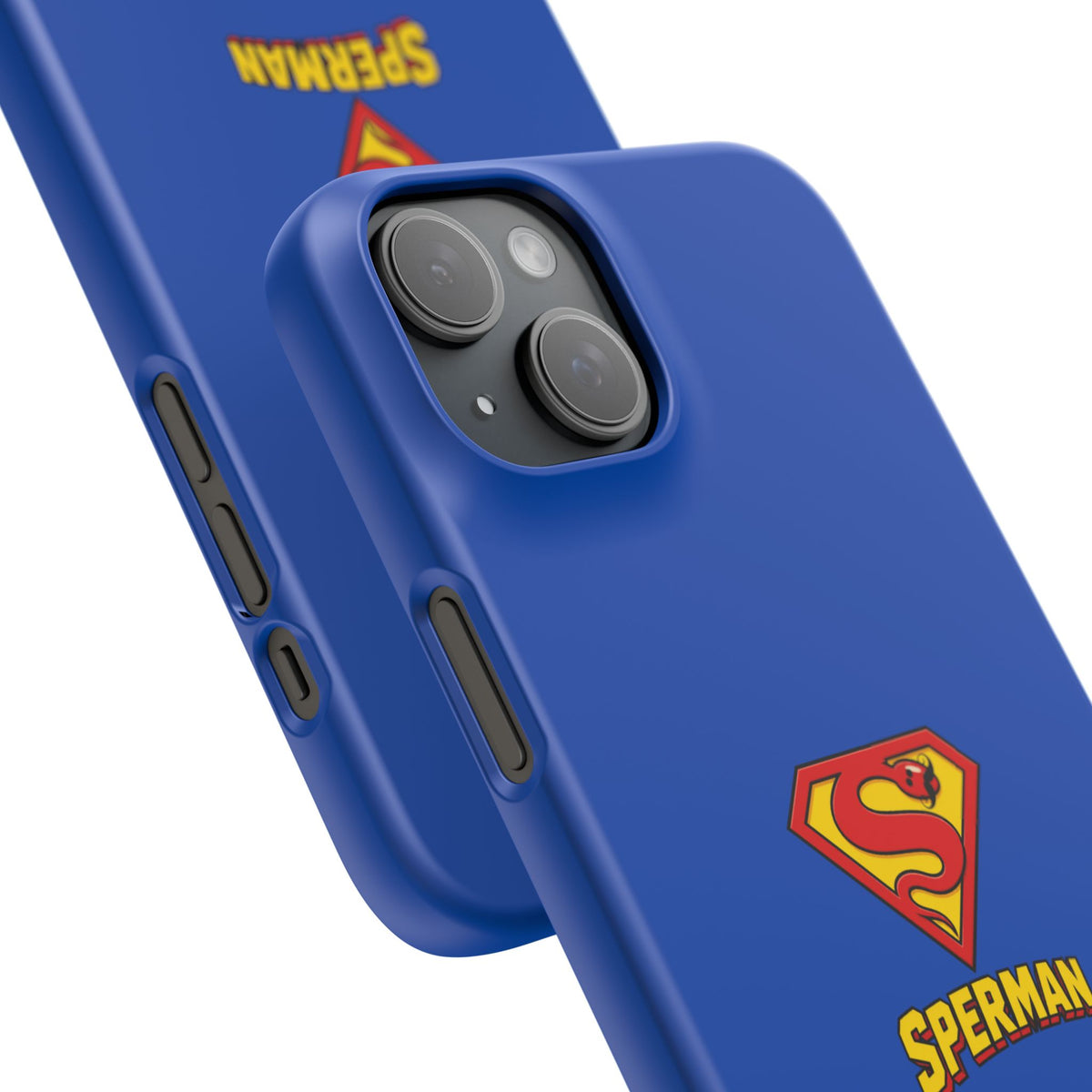 "SPERMAN" Parody Logo Snap Phone Case