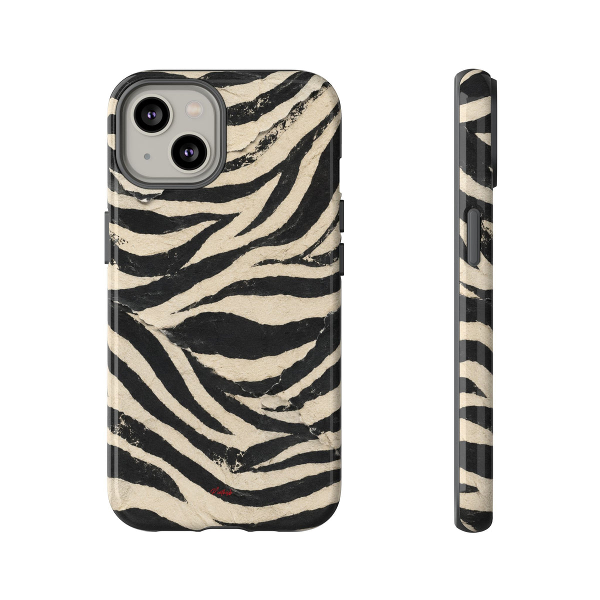 Wavy Peach & Mauve Tough Case