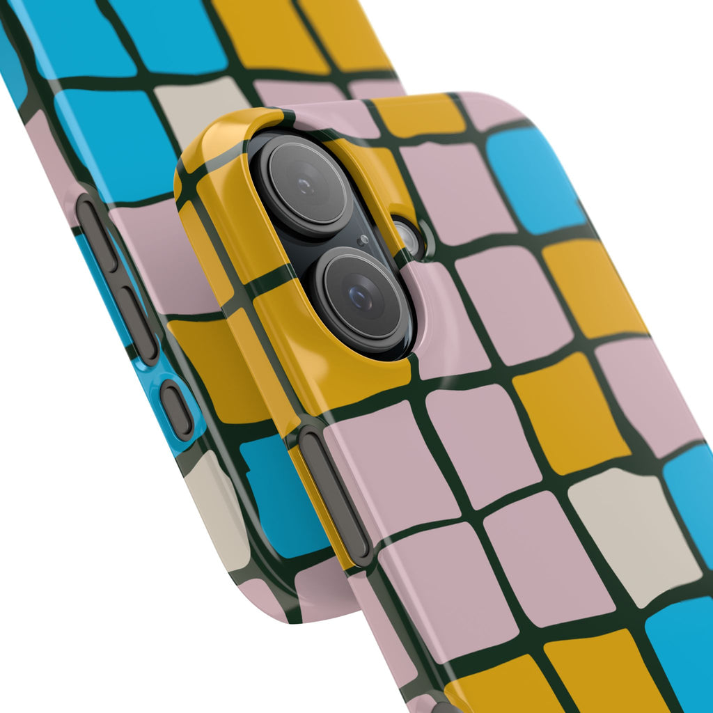 Color Grid Snap Phone Case