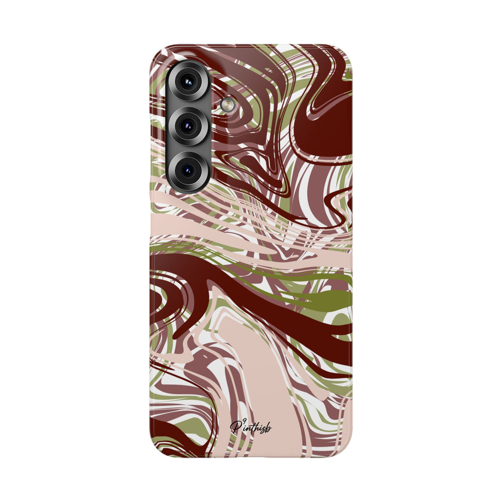 Abstract Marbled Snap Phone Case