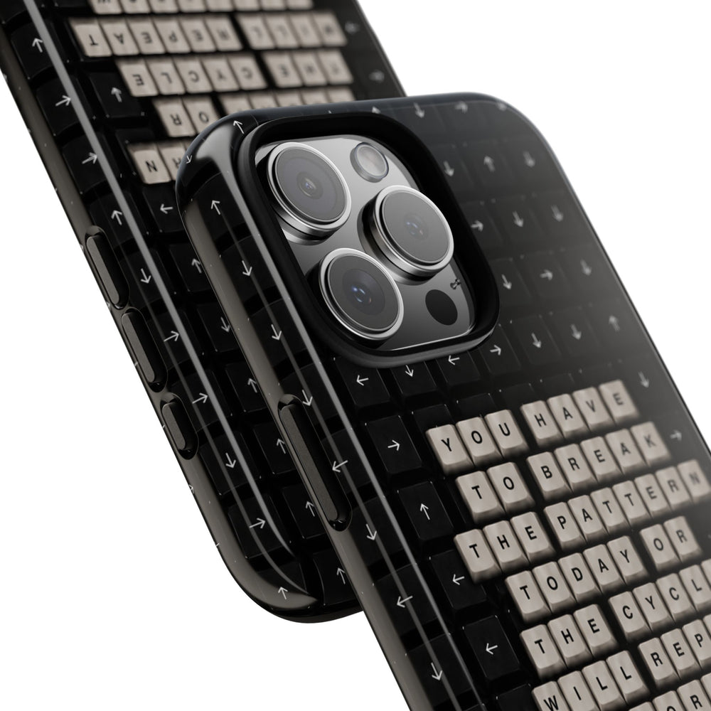 "Break the pattern" Keyboard Tough Case