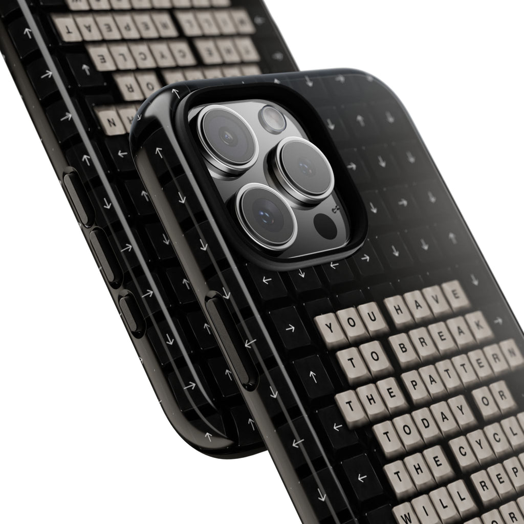"Break the pattern" Keyboard Tough Case