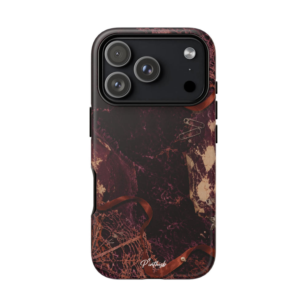 Dark Maroon Vintage Tough Case