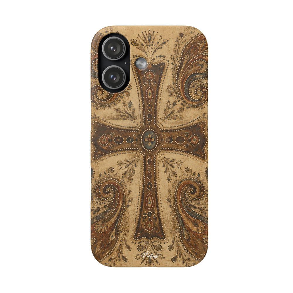 Cross Paisley Snap Case