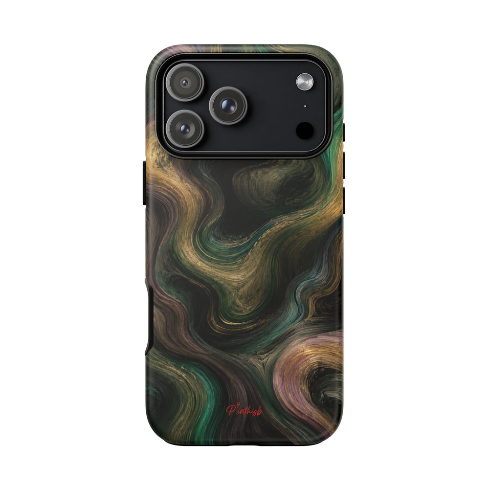 Marbled Forest Tough Phone Case