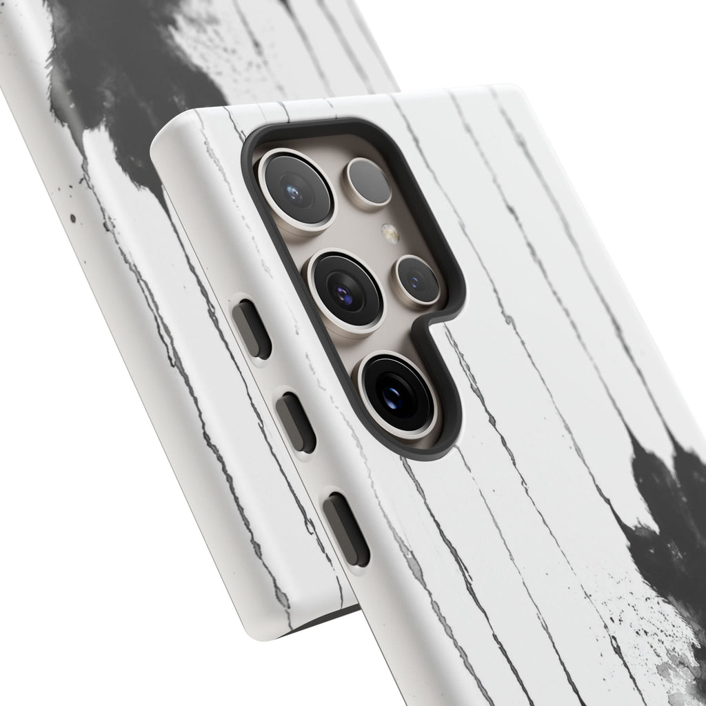 Black Ink Paw Print Tough Case