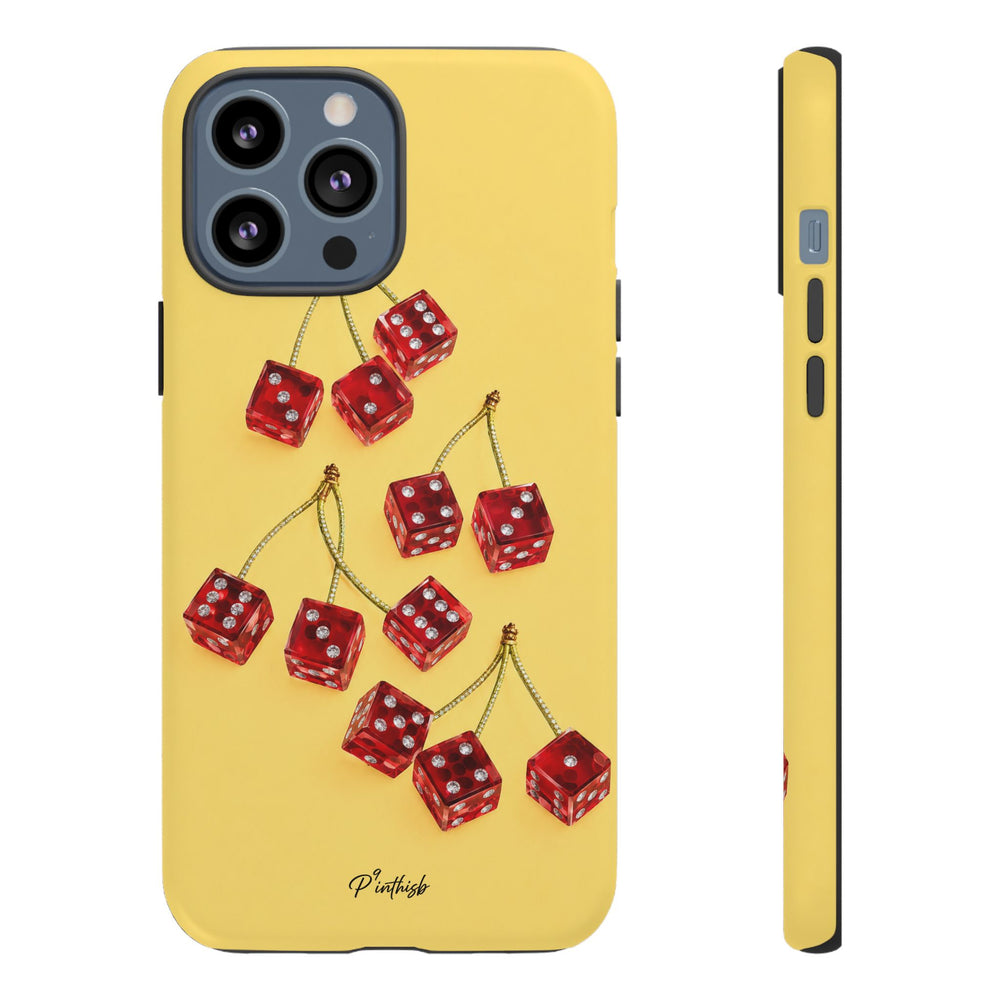 Cherry Dice Tough Phone Case