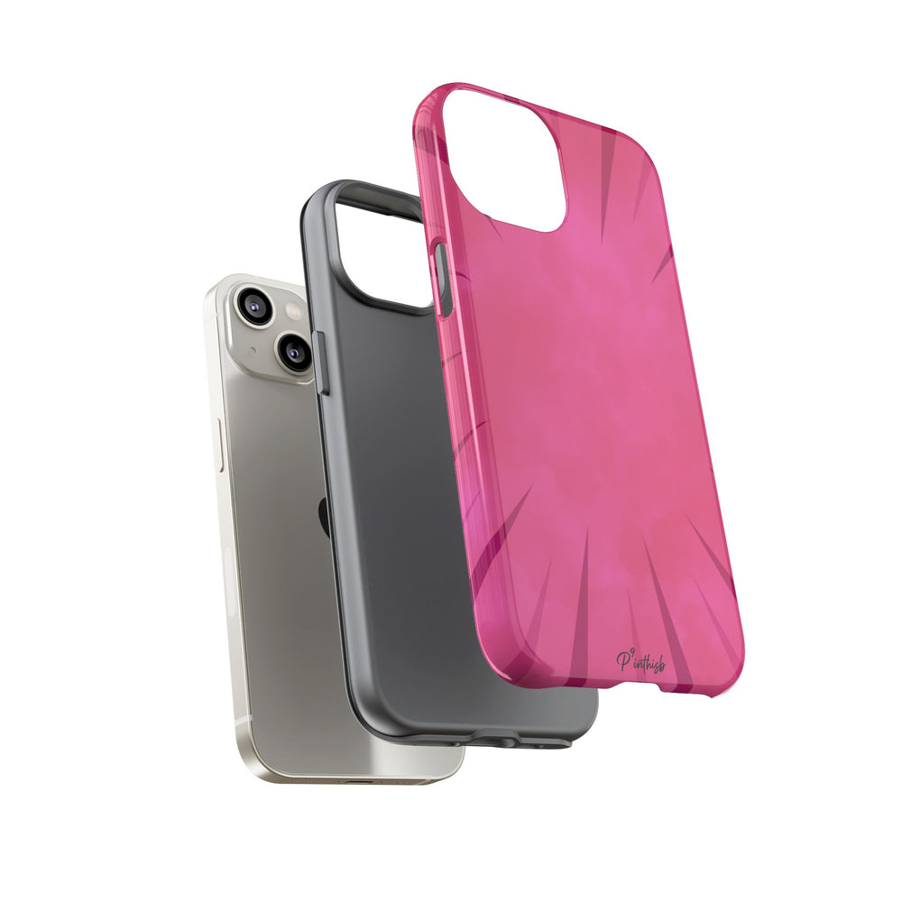 Pink Burst Tough Phone Case