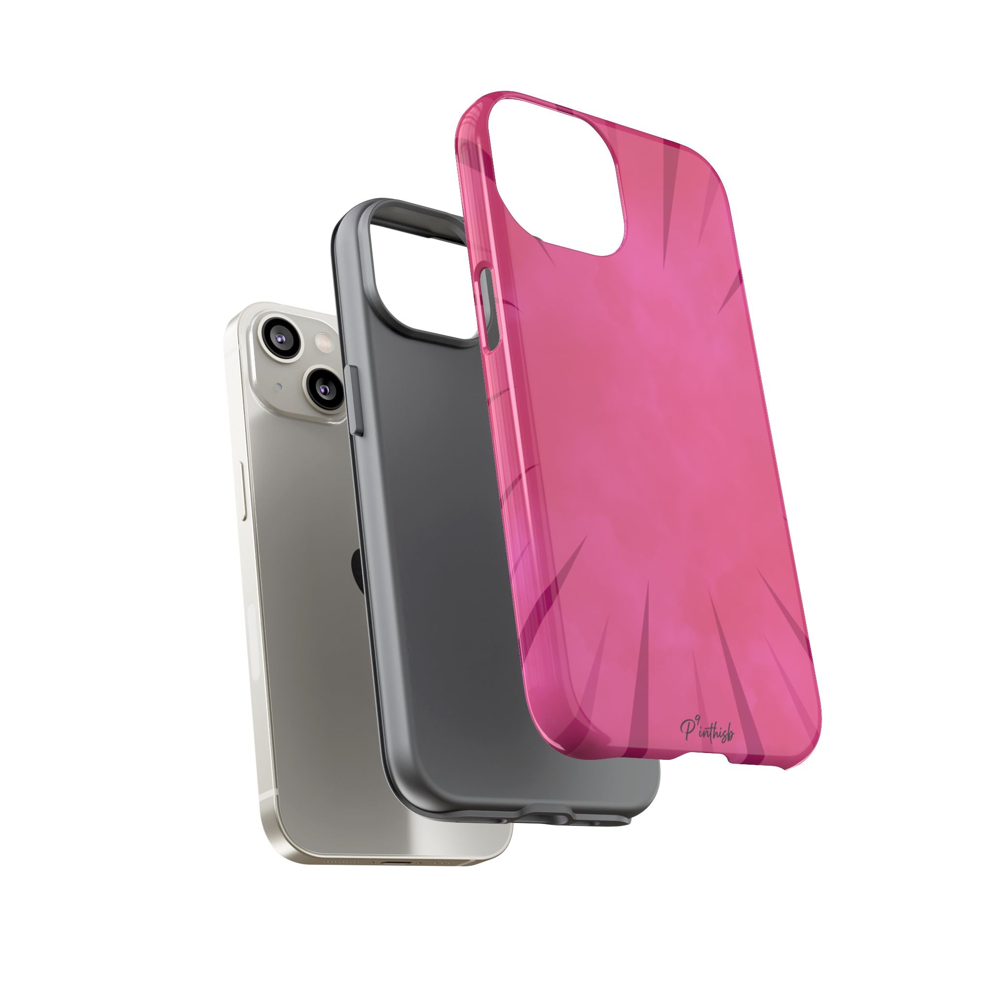 Pink Burst Tough Phone Case
