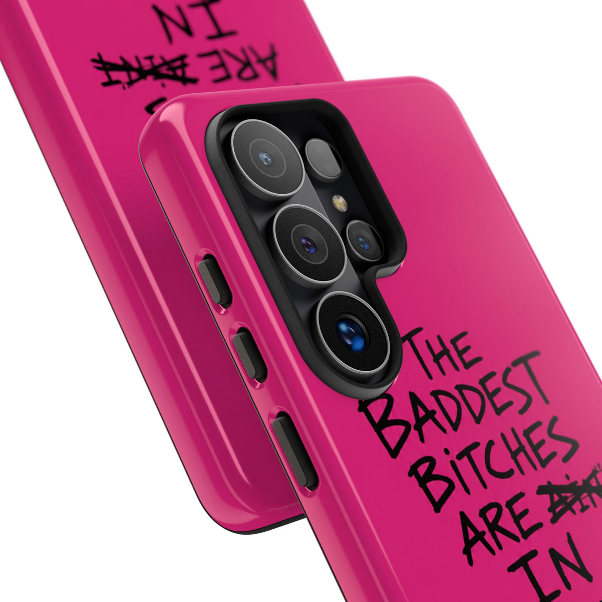 "The Baddest B*tches Are In Kukës" Hot Pink Case