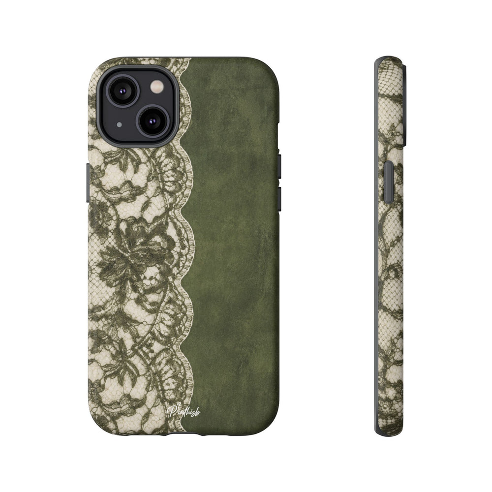 Olive Lace Tough Case