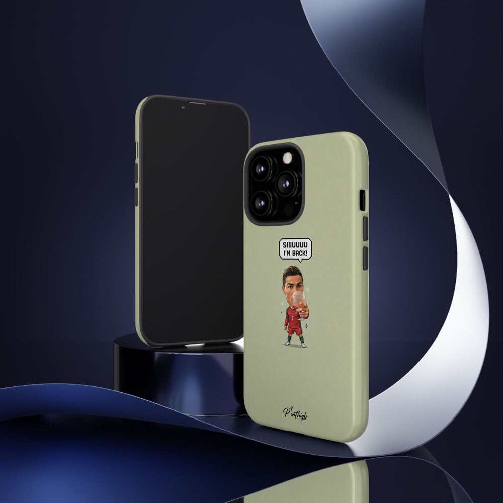 "SIIUUU, I'M BACK" CR7 Tough Phone Case