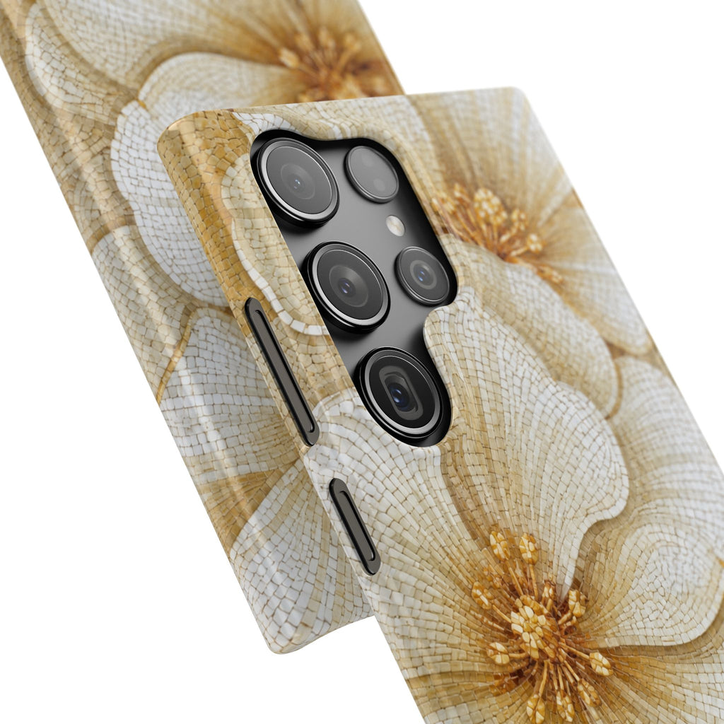 Floral Gold Bloom Snap Case