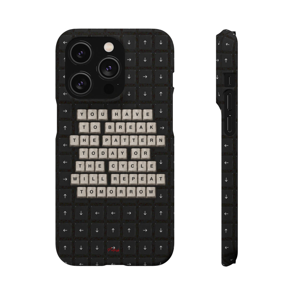 "Break the pattern" Keyboard Snap Case