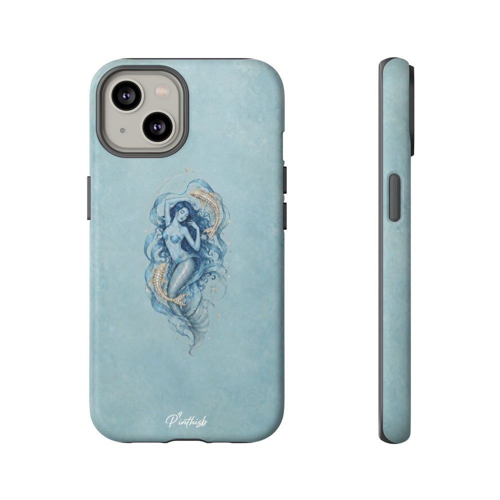 Pisces Zodiac Glitter Phone Case