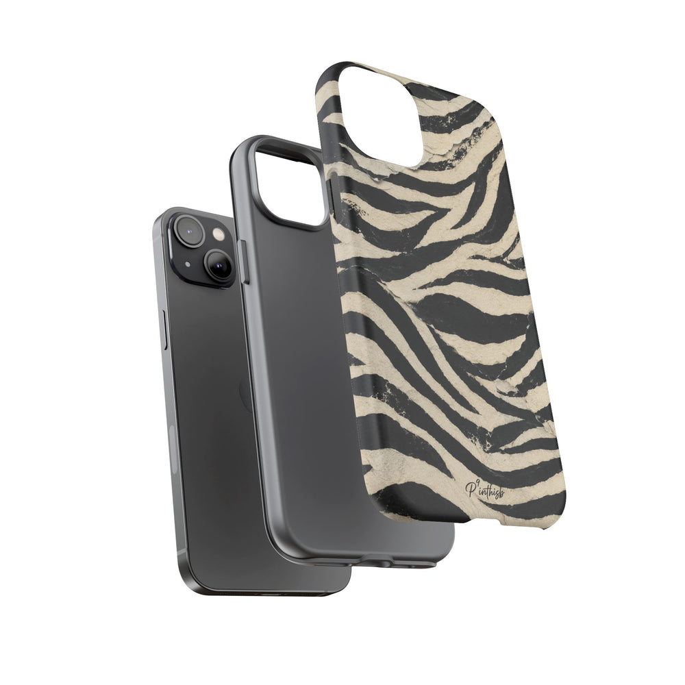 Zebra Stripe Tough Phone Case