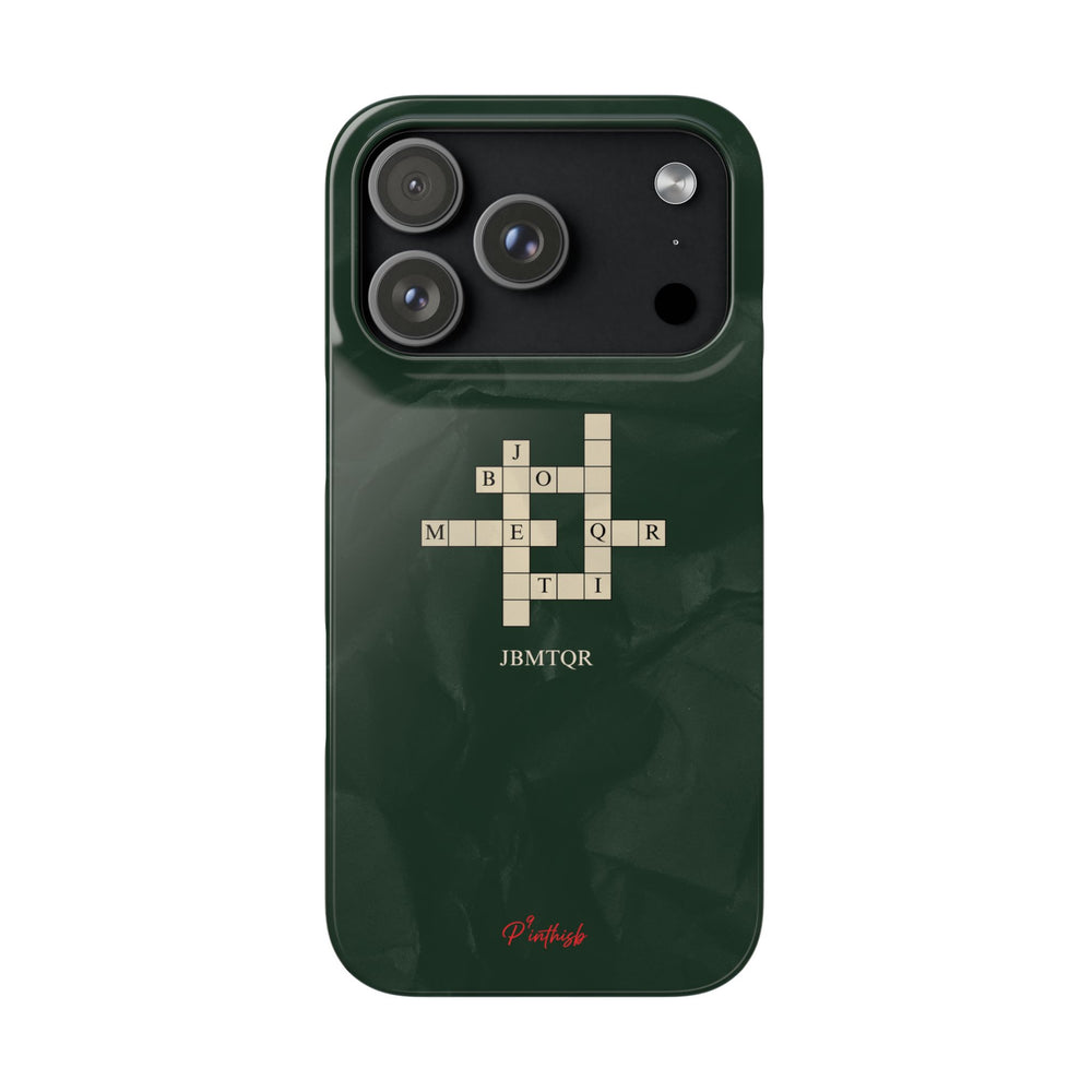 "JBMTQR crossword" Snap Phone Case