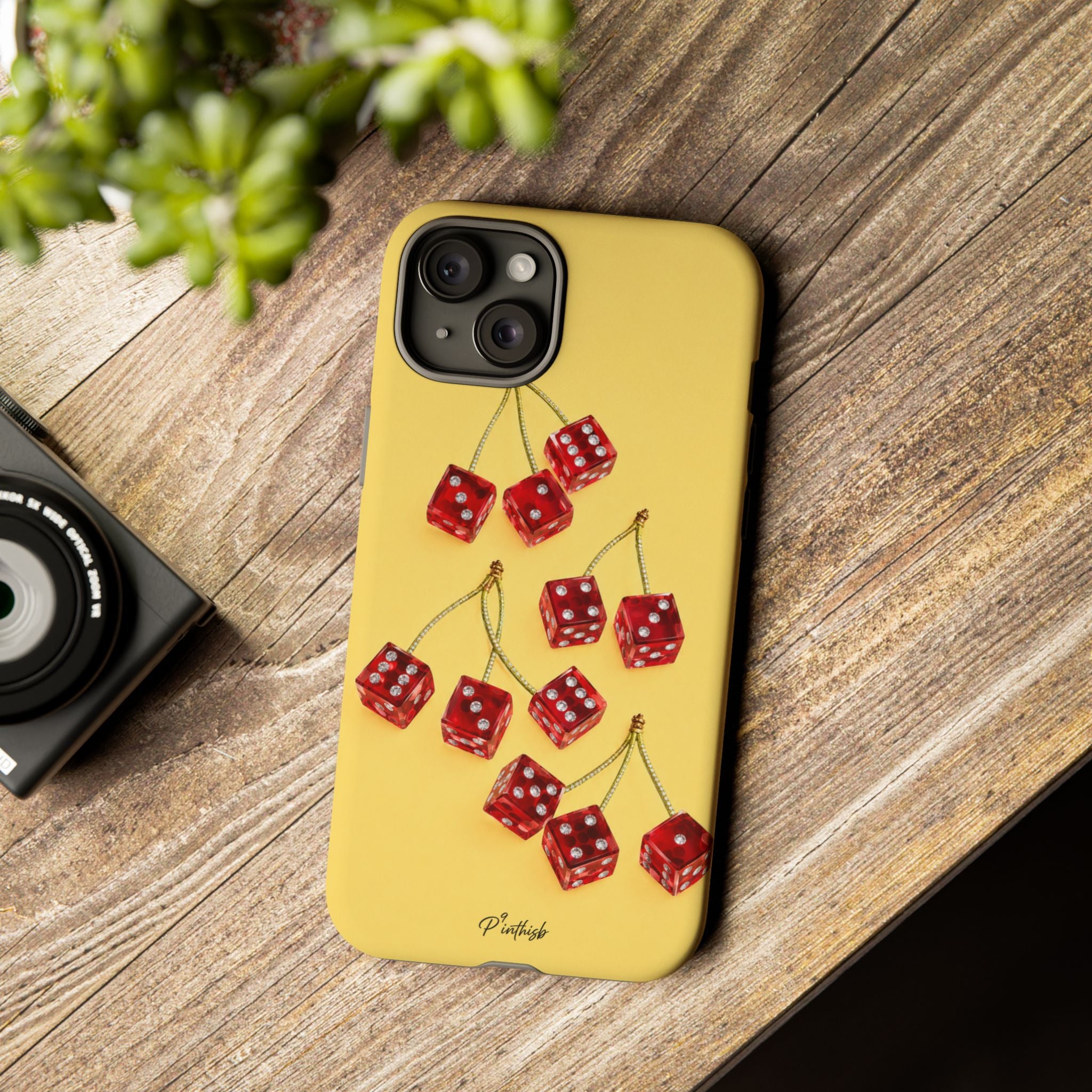 Cherry Dice Tough Phone Case
