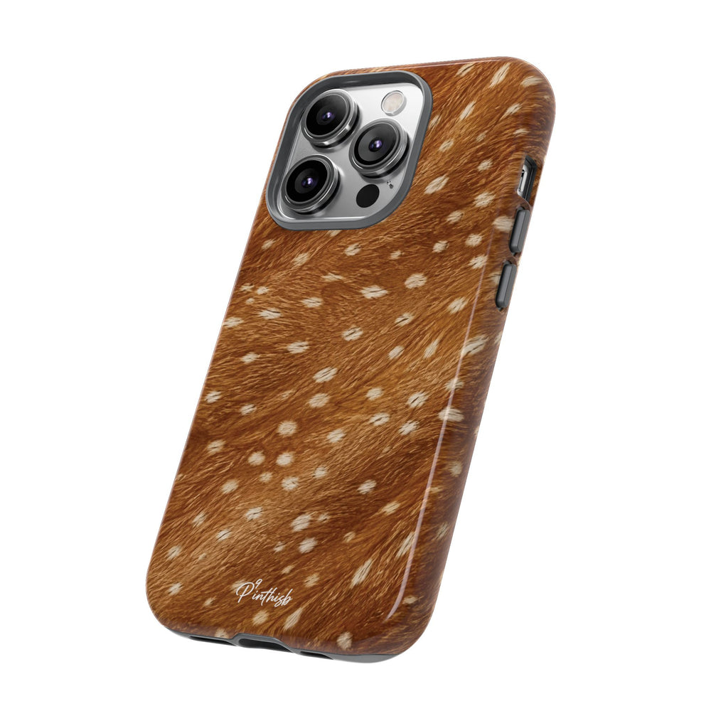Caramel Deer Pattern Tough Case