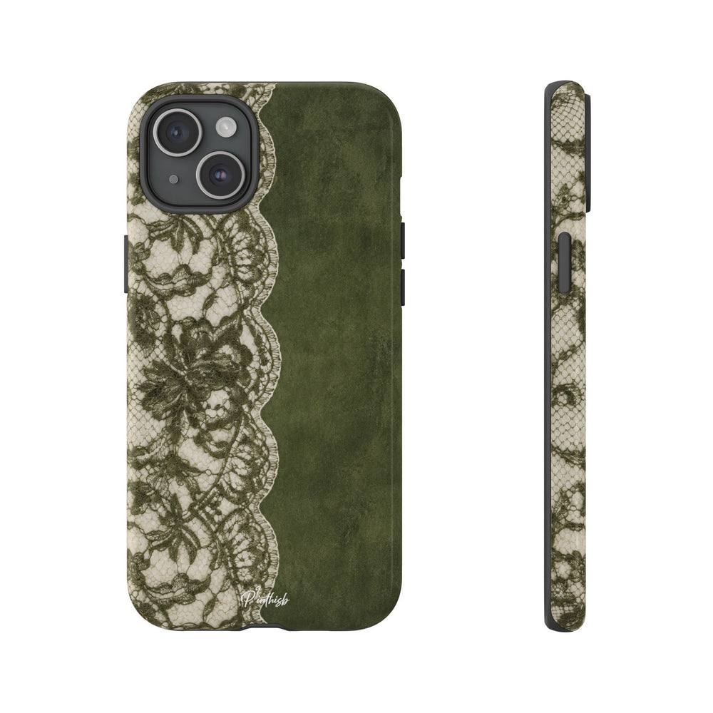 Olive Lace Tough Case