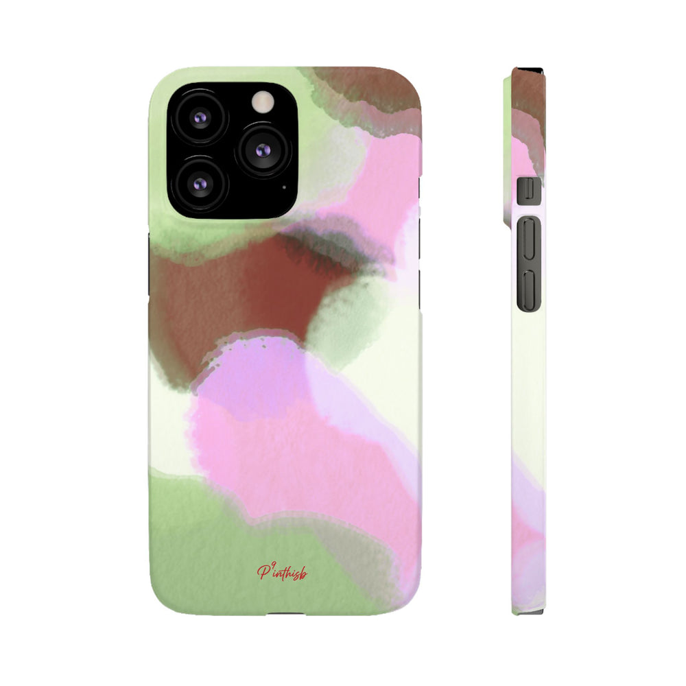 Abstract Pastel Camouflage Snap Phone Case