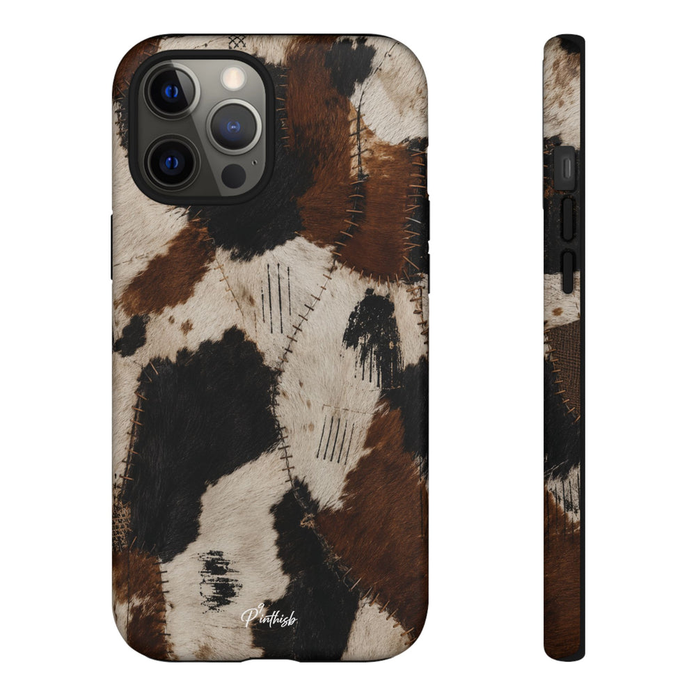 Brown & Black Animal Print Tough Case